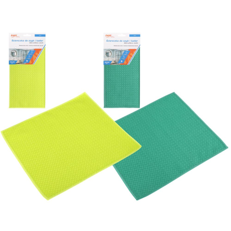 Ściereczka do szyb i luster z mikrofibry MODERN HOME 30x30cm RAVI